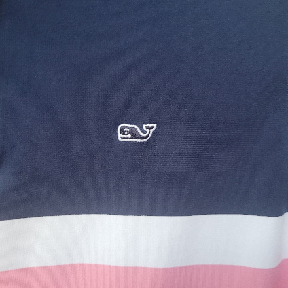 Vineyard Vines McGovern Engineer Stripe Sankaty Performance Polo Size S - Picture 10 of 14